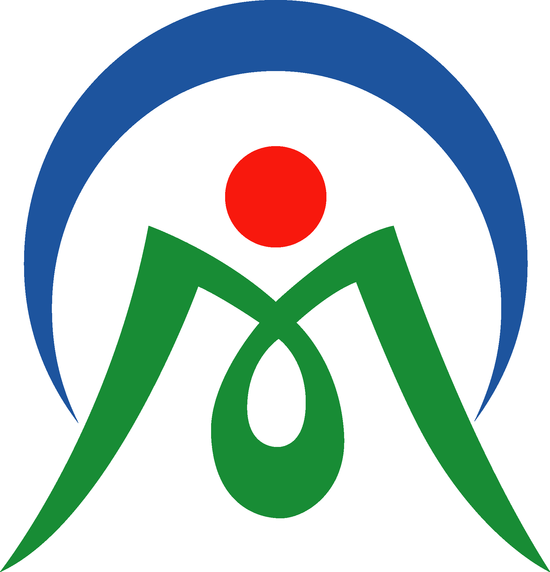 Emblem Of Mimasaka, Okayama Logo Vector Logo